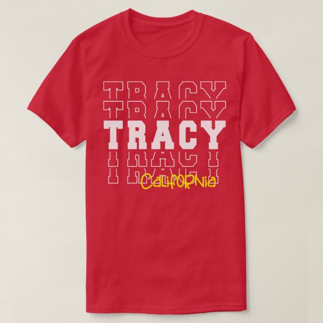 T-shirt Tracy city California Tracy CA (Design devant)