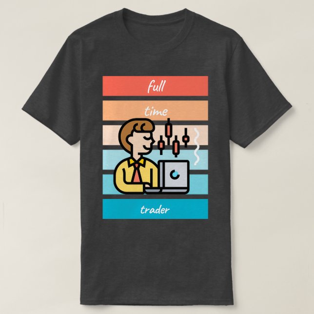 T-shirt Trader à temps plein Noel Top 5 (Design devant)