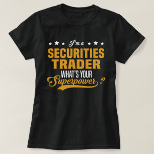 T-shirt Trader des valeurs mobilières