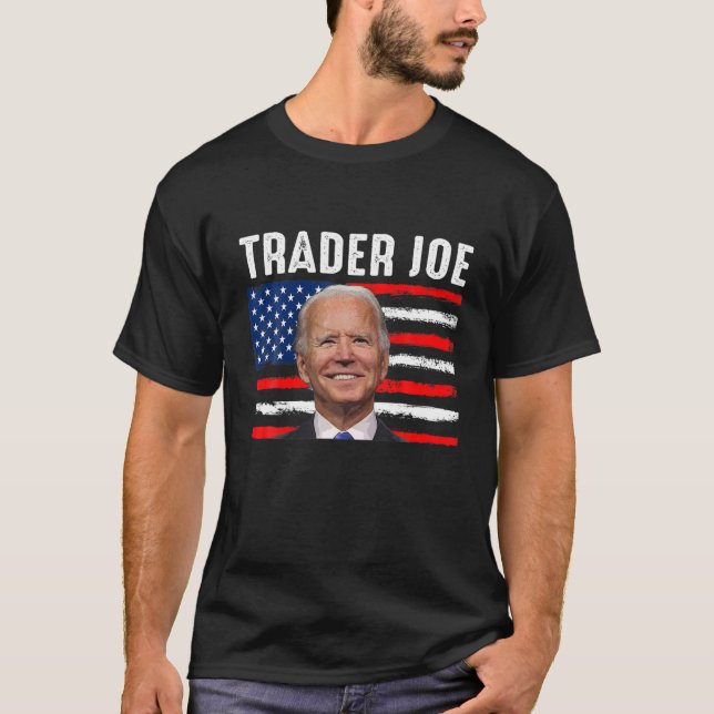 T-shirt Trader Joe Funny Anti-Biden (Devant)
