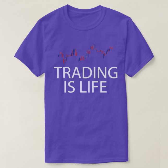 T-shirt Trader Trading est la vie (Design devant)