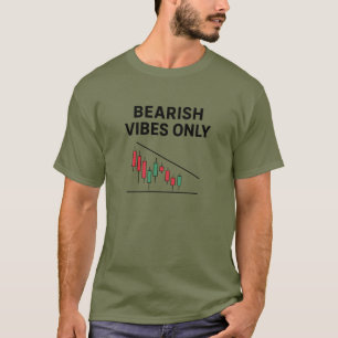 T-Shirt Trader Vibes Baissiers Uniquement Triangl