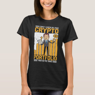 T-shirt Traders CryptoCurrency Lifestyle Portefeuille Cryp