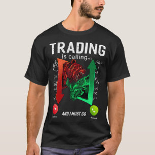 T-shirt Trading appelle Stock Markets Day Trader Bull M