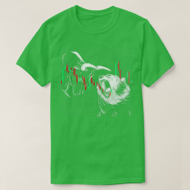 T-shirt Trading Bullish vs Bearish (Design devant)