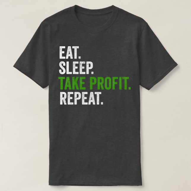 T-shirt Trading Crypto Forex Pour Échanges Stock (Design devant)