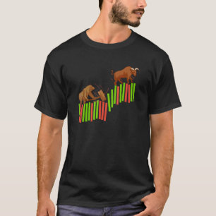 T-shirt Trading Stock Marché Trader Bull Vs Bear I