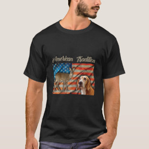 T-shirt Tradition américaine Chasse au cerf Chasse au chie