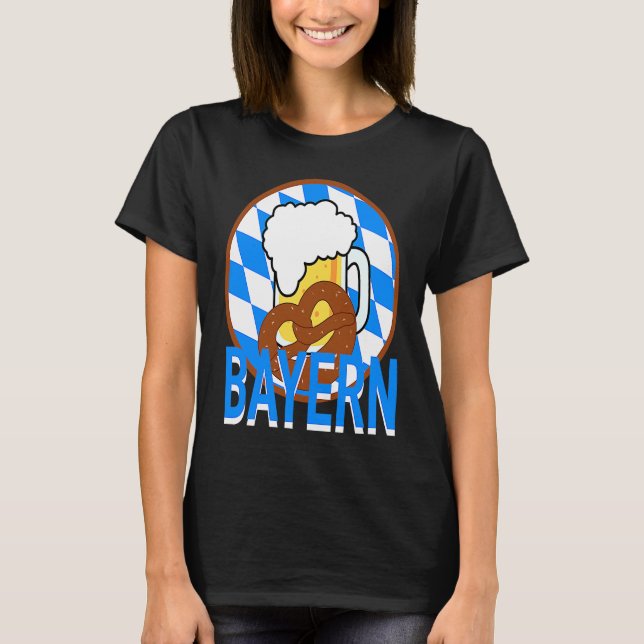 T-shirt Tradition de Bavière Allemagne (Devant)