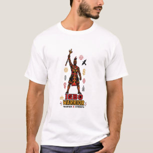 T-shirt Tradition et force du guerrier Igbo Design