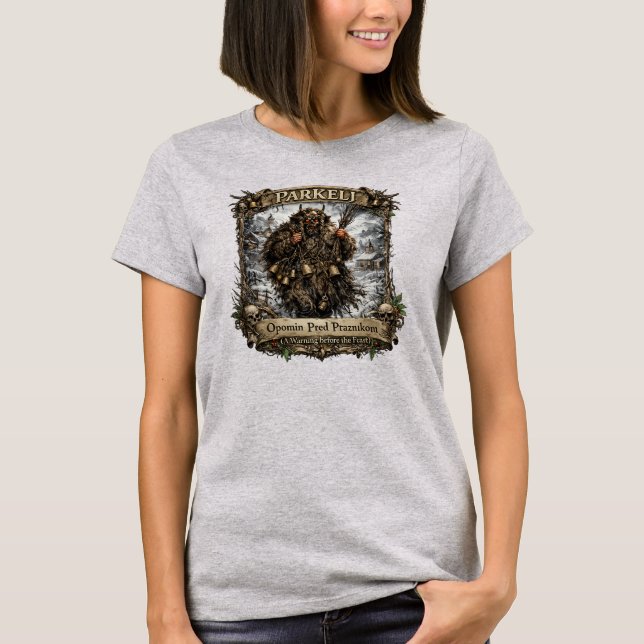 T-shirt Tradition folklorique slovène de la Saint-Nicolas  (Devant)