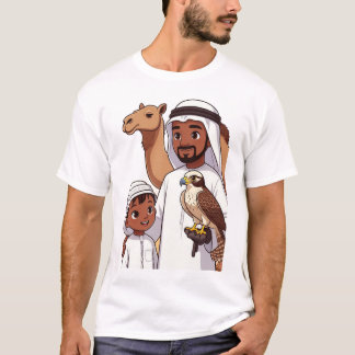 T-shirt Traditional Arab Falcon Hunt