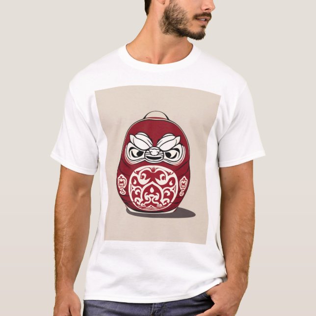 T-shirt Traditional Japanese Pattern Design 0034 Geometric (Devant)