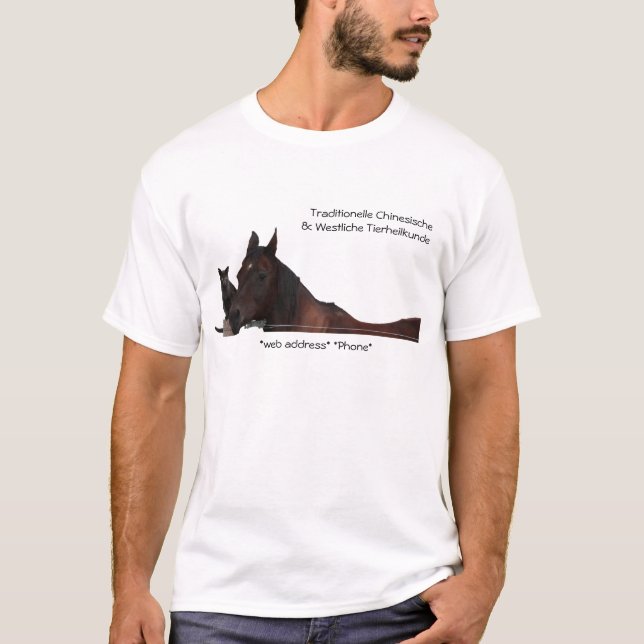 T-shirt Traditionelle Chinesische et Westliche (Devant)