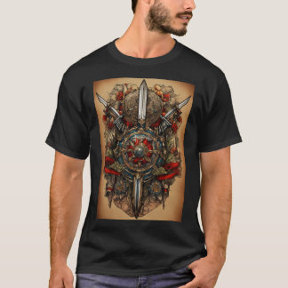 T-shirt traditionnel inspiré du tatouage