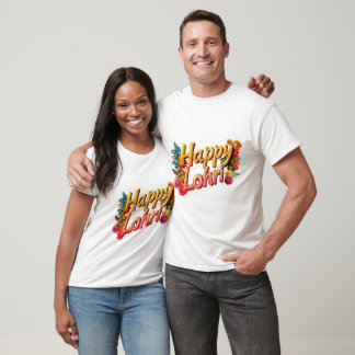 T-Shirt Traditionnel Lohri Dhol & Récolte Joyeuse