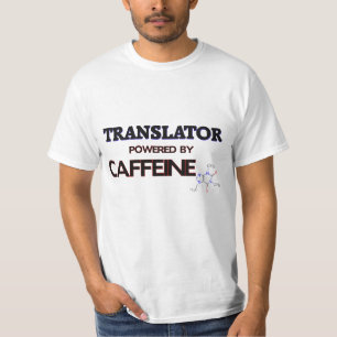 T-shirt Traducteur actionné par la caféine