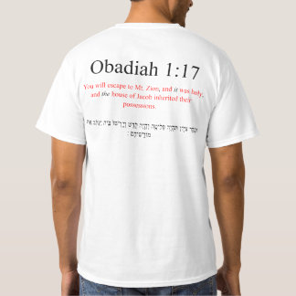 T-shirt Traduction Open Source Obadiah 1:17