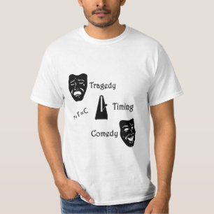 T-shirt Tragédie + Timing Equals Comédie Théâtre