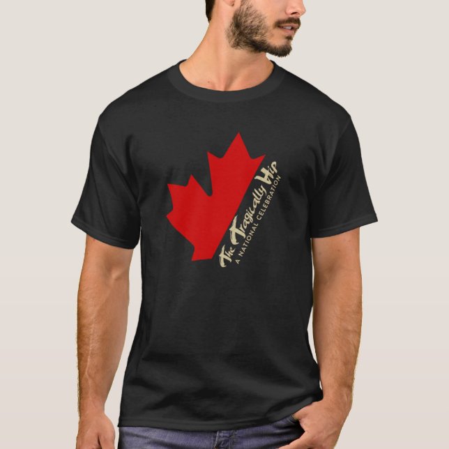 T-shirt tragiquement hip canada 2021 masjuni (Devant)