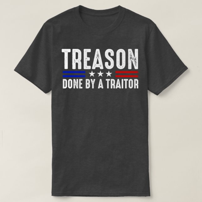 T-shirt Trahison faite par Trump (Design devant)