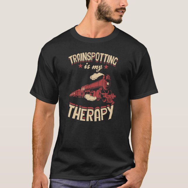 T-shirt Trai Vintage de Trai Railfan Thérapeutique (Devant)