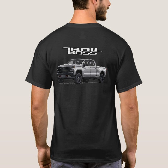 T-Shirt Trail Boss camion argent (Dos)