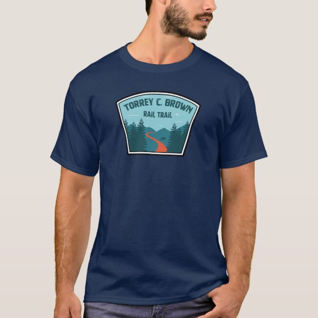 T-shirt Trail Brown Torrey C. Maryland (Devant)