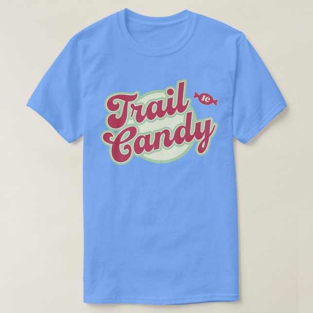 T-shirt Trail Candy Hiking Design for Women and Girls482 (Design devant)
