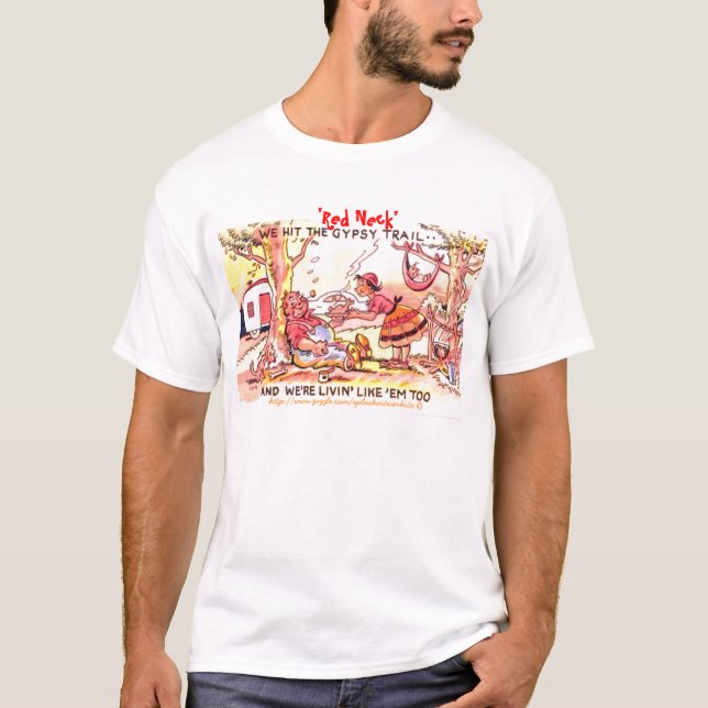 T-shirt "Trail de Tziganes à cou rouge" (Devant)