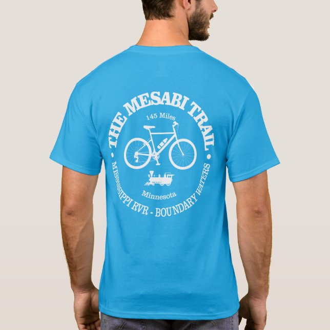 T-shirt Trail Mesabi (cyclisme) (Dos)