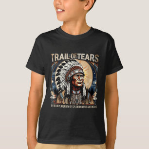 T-shirt Trail Of Tears Memorial Amérindien