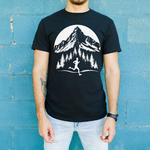 T-shirt Trail Runner Gift, Trail Runner in the Mountains