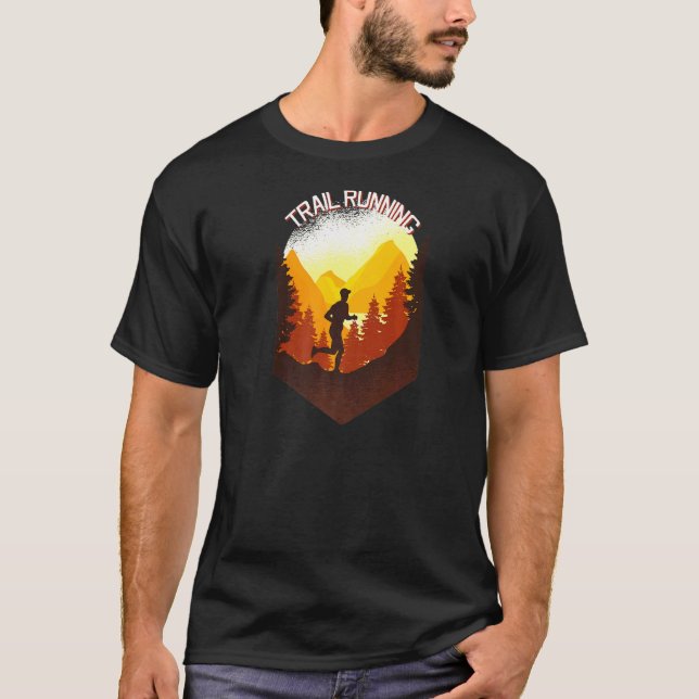 T-shirt Trail Runner Mountain Run Ultra Trail Runner (Devant)
