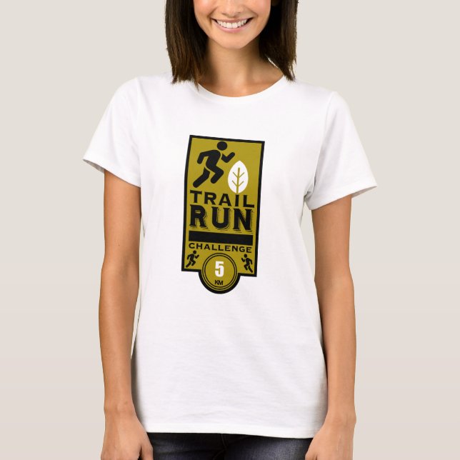 T-shirt Trail Runner Sport Dans La Nature (Devant)