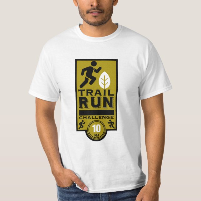 T-shirt Trail Runner Sport Dans La Nature (Devant)