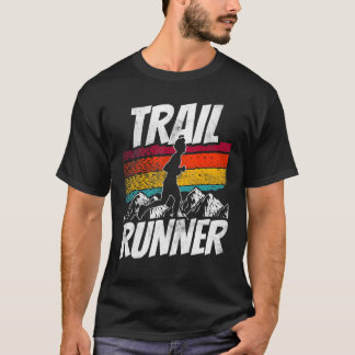 T-shirt Trail Runner Trails En Cours D'Exécution