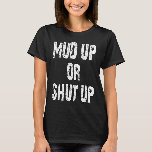 T-shirt Trail Running Boud Up Ou Shut Up (Devant)