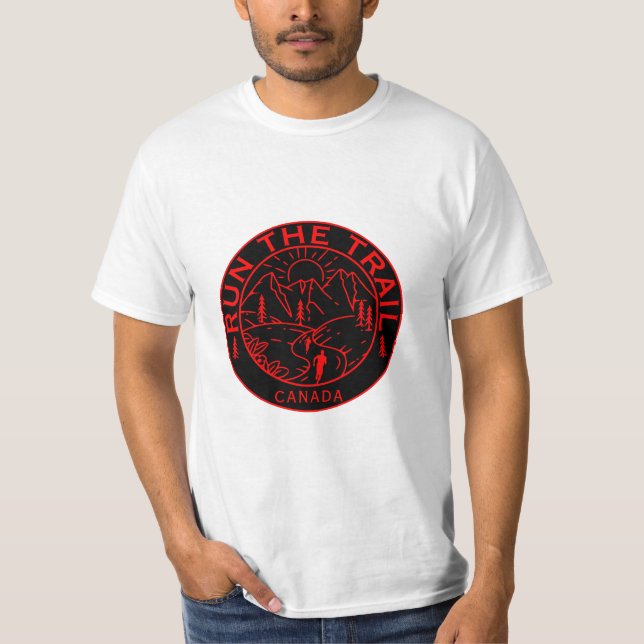 T-shirt Trail Running Canada (Devant)