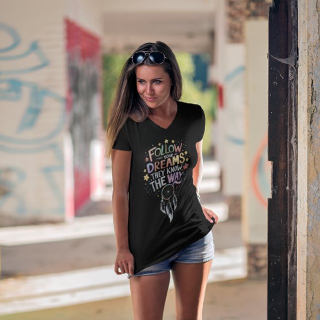 T-shirt Trails de rêve : Suivez votre devis de rêve (Créateur téléchargé)