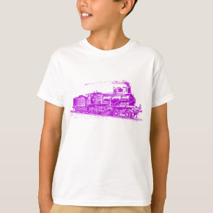 T-shirt Train 03 - Violet