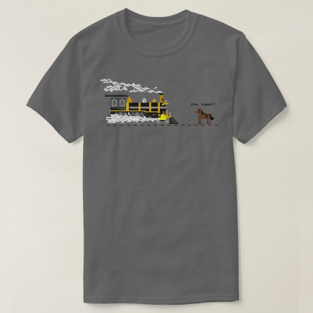 T-shirt Train 1 De Cheval Vs (Design devant)