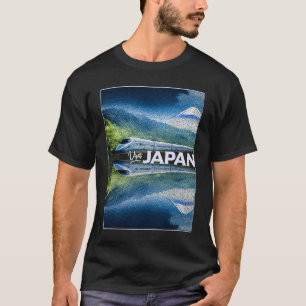 T-shirt Train à grande vitesse du Japon Mt Fuji Shinkansen
