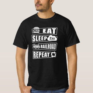 T-shirt Train à vapeur à répétition du train de nuit