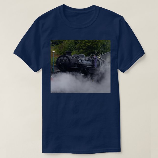 T-shirt Train à vapeur de début de matinée 43106 1 (Design devant)