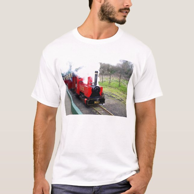 T-shirt Train à vapeur Lappa Valley (Devant)