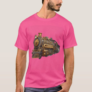 T-shirt Train À Vapeur vintage Pour Les Amateurs De Steamp
