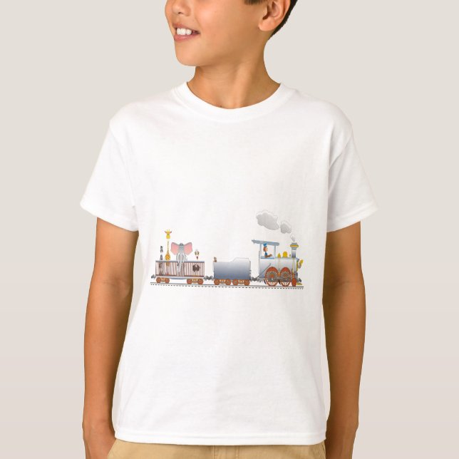 T-shirt Train animal (Devant)