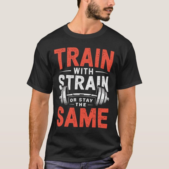 T-shirt Train Avec Soudure - Fitness Bodybuilding Workout  (Devant)