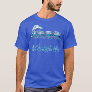 T-shirt Train bleu ChugLife